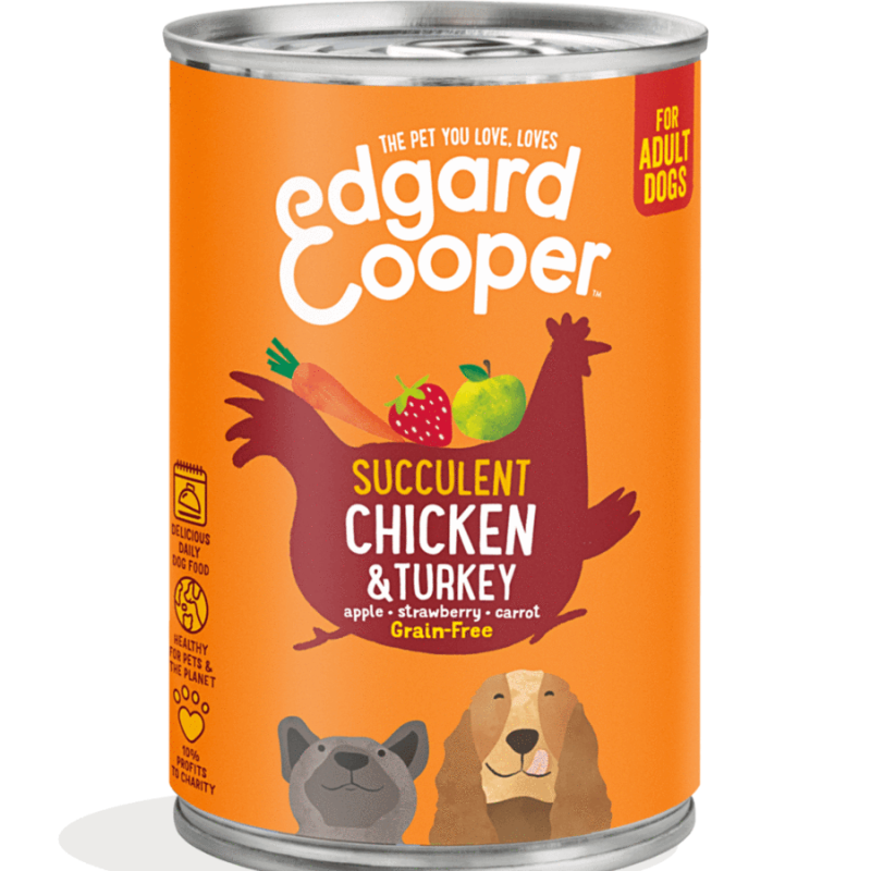 LATA EDGARD & COOPER POLLO Y PAVO 400G