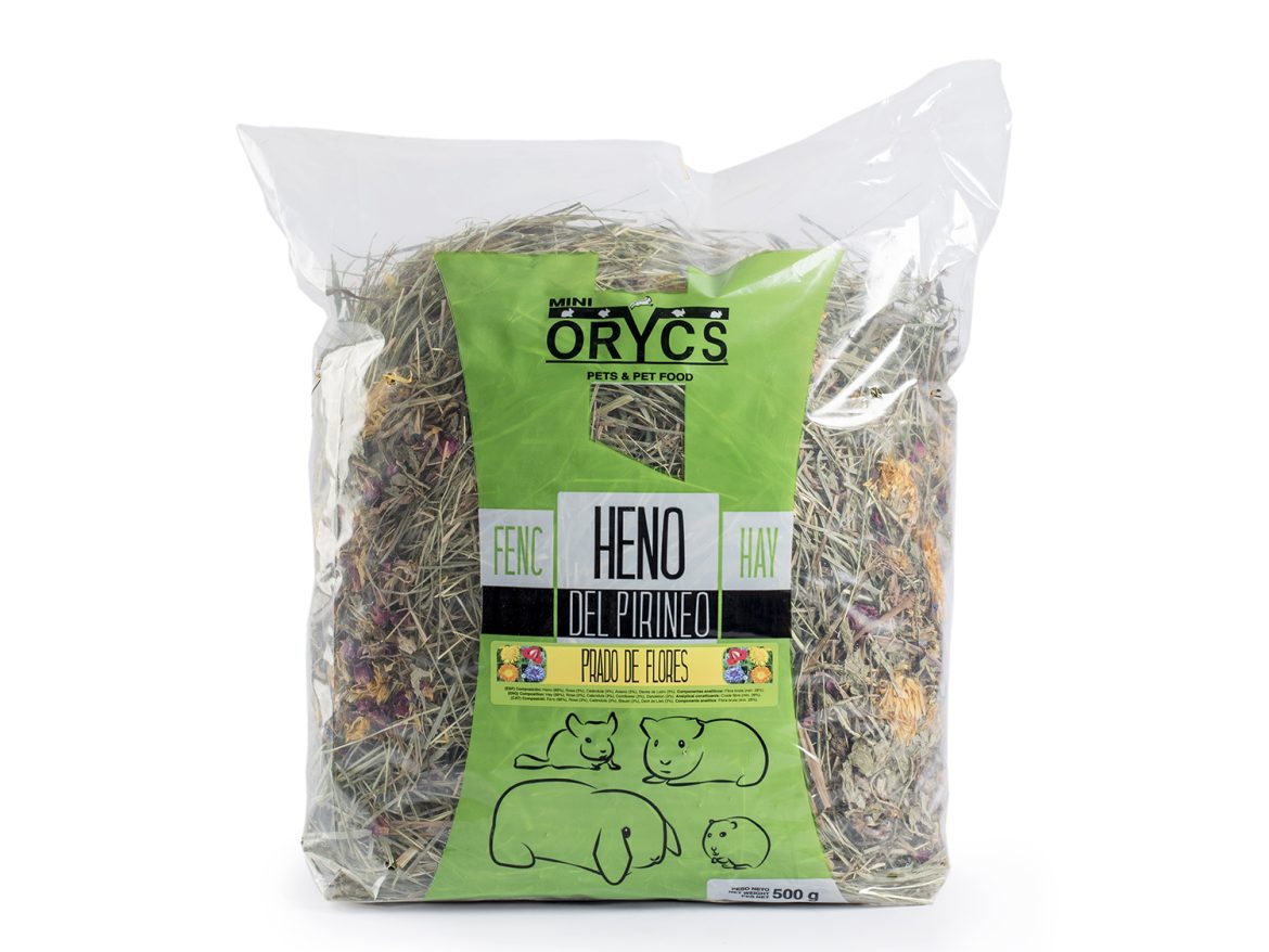 HENO MINI ORYCS PRADO DE FLORES 500G